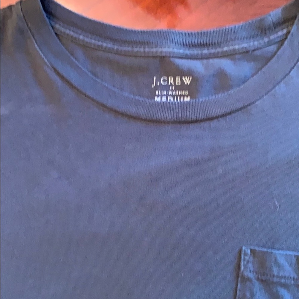 Mens T Shirt J. Crew M slim washed